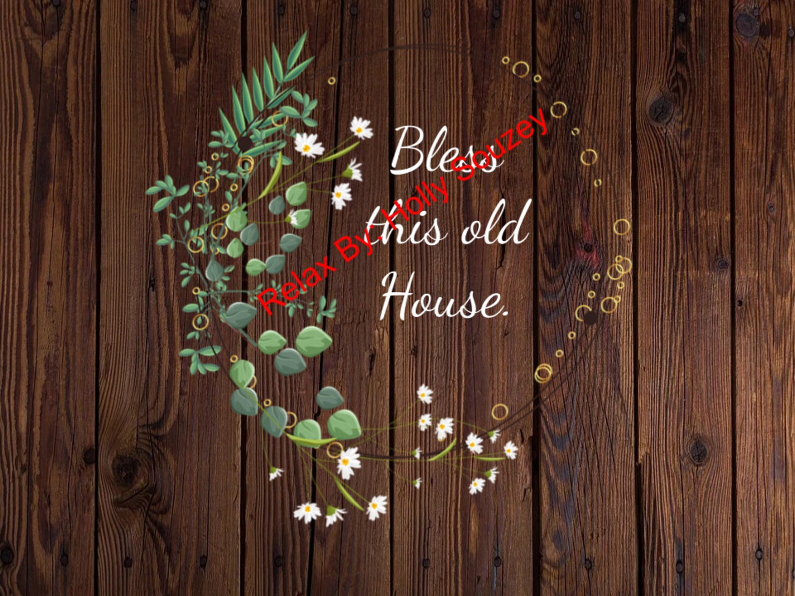 Bless this House Digital Wallpaper | Etsy