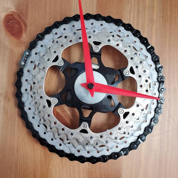 Horloge de vélo, cadeau pour cycliste, déco vélo, thème vélo