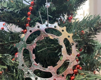 Cykeldel julgransprydnad