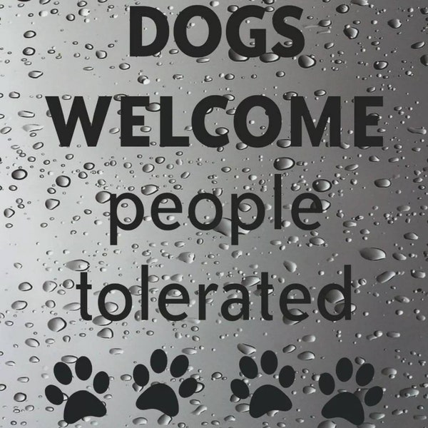 Dogs Wall Stickers Etsy UK