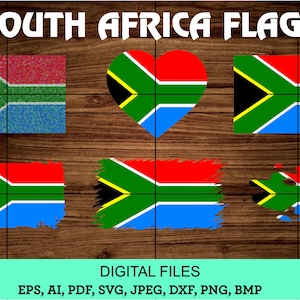 Sud Africa Bandiere Download istantaneo Clipart Distorto Angosciato Mosaico Cuore Macchia Stampa Tshirt Tazze Abbigliamento Regali Regali Mestieri PNG SVG BMP
