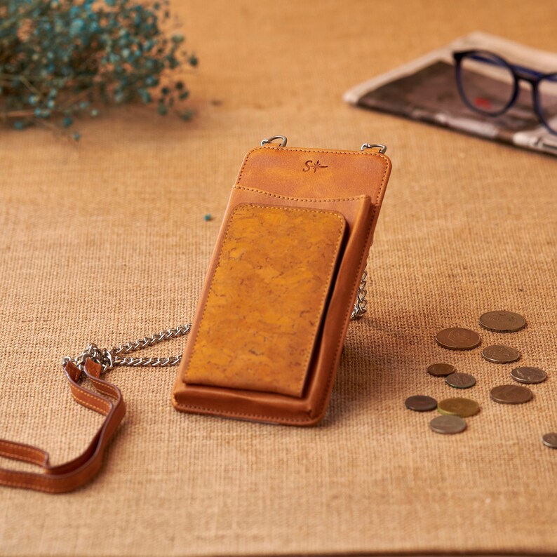 Women's Crossbody Leather Wallet Small Crossbody Bag Etsy