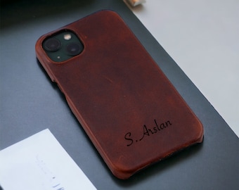 iphone 13 leather Case, Iphone 15 Pro Max Case, iphone 14 pro max case, Iphone 12 Case, Leather phone case, Gift for him, Personalized gifts