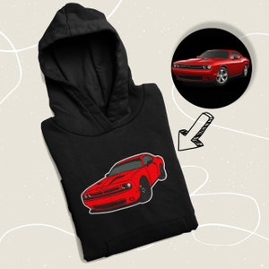 Custom embroidered car Sweatshirt, hoodie, t shirt embroidered Personalized, Dad Gift, Custom sweatshirt, gift for him