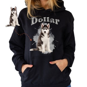 Custom Pet Portrait Watercolor Sweatshirt , T-Shirt , hoodie, Mom Gift, Custom Pet Photo sweatshirt, Pet memorial gifts, Pet Cat Lover Gift