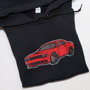 カスタム刺繍カースウェットシャツ、パーカー、Tシャツ刺繍パーソナライズ、お父さんへのギフト、カスタムスウェットシャツ、彼へのギフト