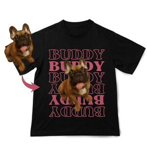 Custom Pet Portrait T-Shirt , hoodie, Custom Dog photo shirt, Personalized Dog Shirt, Custom Cat lover sweatshirt, Custom Pet Gift, Dog Mom