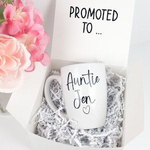 Promoted to Aunt Gift,Promoted to Mug Set, Pregnancy Announcement, Mom to be, Promoted to Grandma,Pregnancy Announcement,Promoted to Grandpa