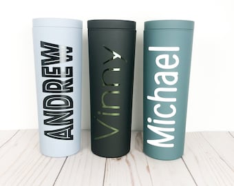 Personalized Tumbler For Groomsman | Groomsman Proposal | Groomsman Gift | Man of Honor | Usher Gift | Bachelor Party Favor | Groom