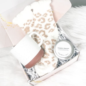 Hug in a Mug, Thinking of You Care Package, Hug in a Box, Sending a Hug Care Package, Thinking of You Gift, Fuzzy Socks