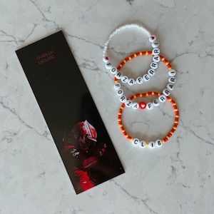 Charles Leclerc F1 Bundle | Bracelet + Bookmark | Forza Ferrari