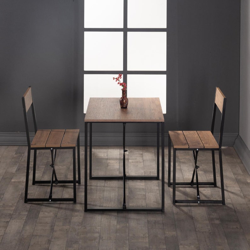 Kitchen Table 2 Person Balcony Table Set Etsy