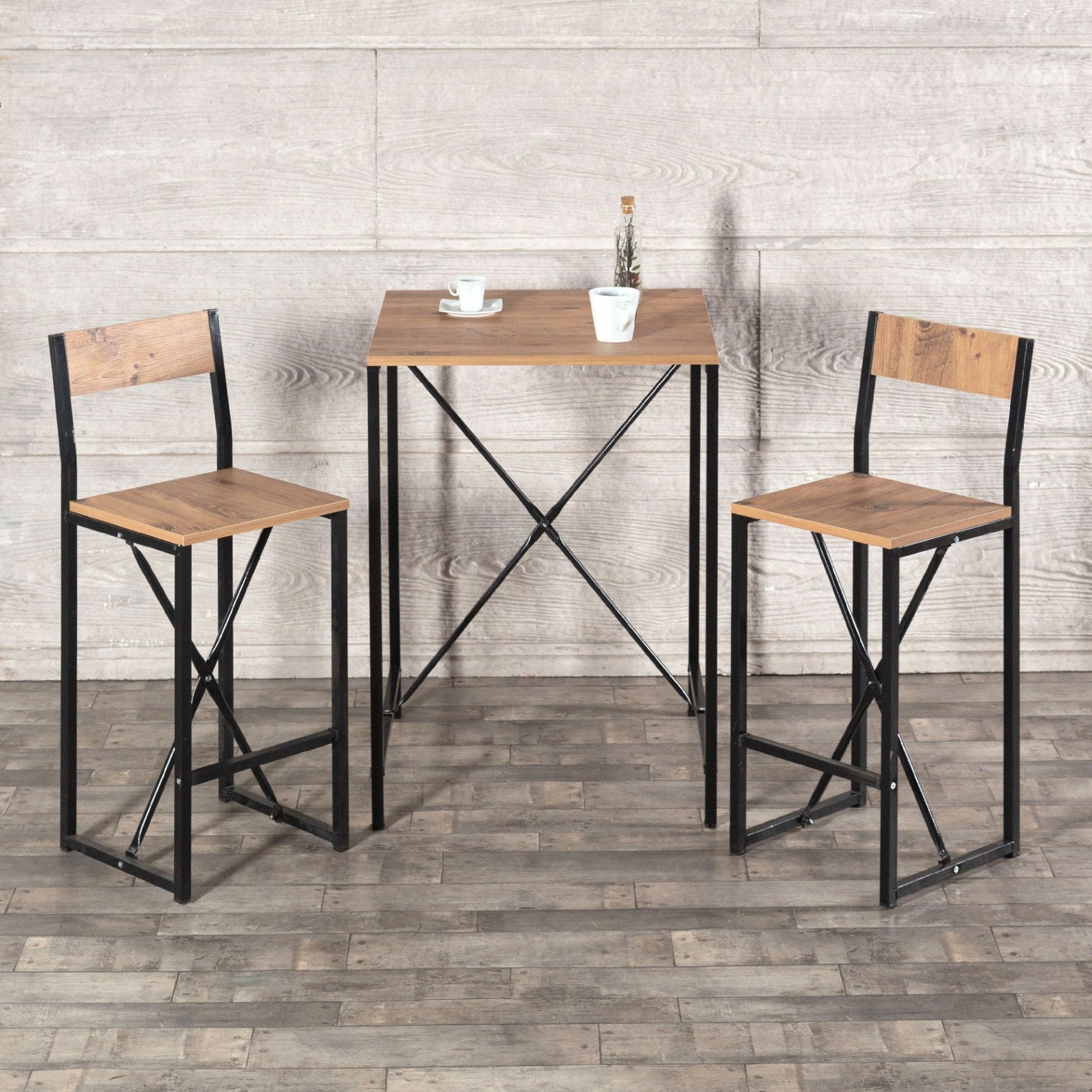 Bar Table Chair Set Kitchen Dining Table Set Etsy