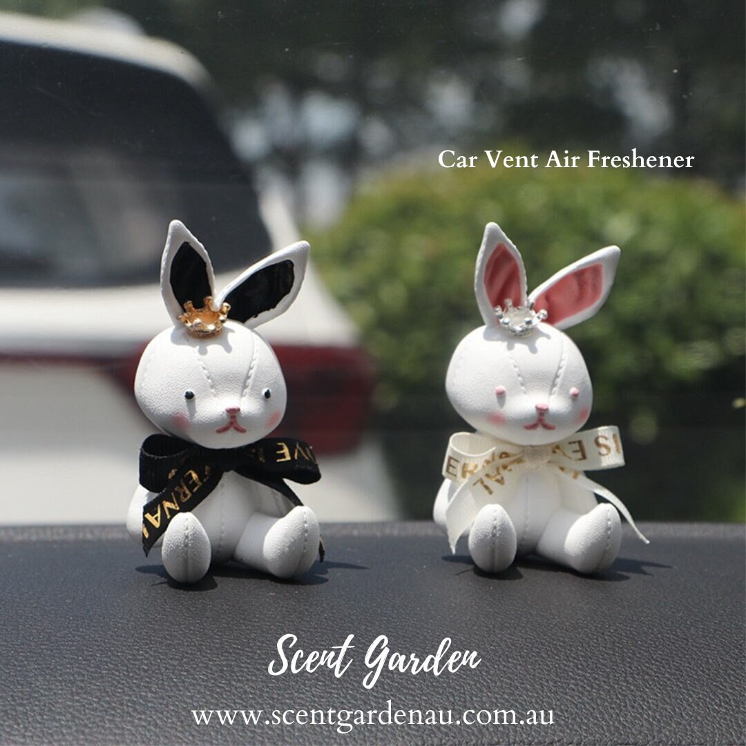 Aroma Stone Car Air Freshener Rabbit /car Accessories, Car Diffuser, Valentines Gift, Birthday