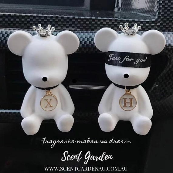 Personalised Car Air Freshener bear /car Accessories, Car Diffuser,  Valentines Gift, Birthday, Wedding Gift, Christmas Gift, Gift for Her 