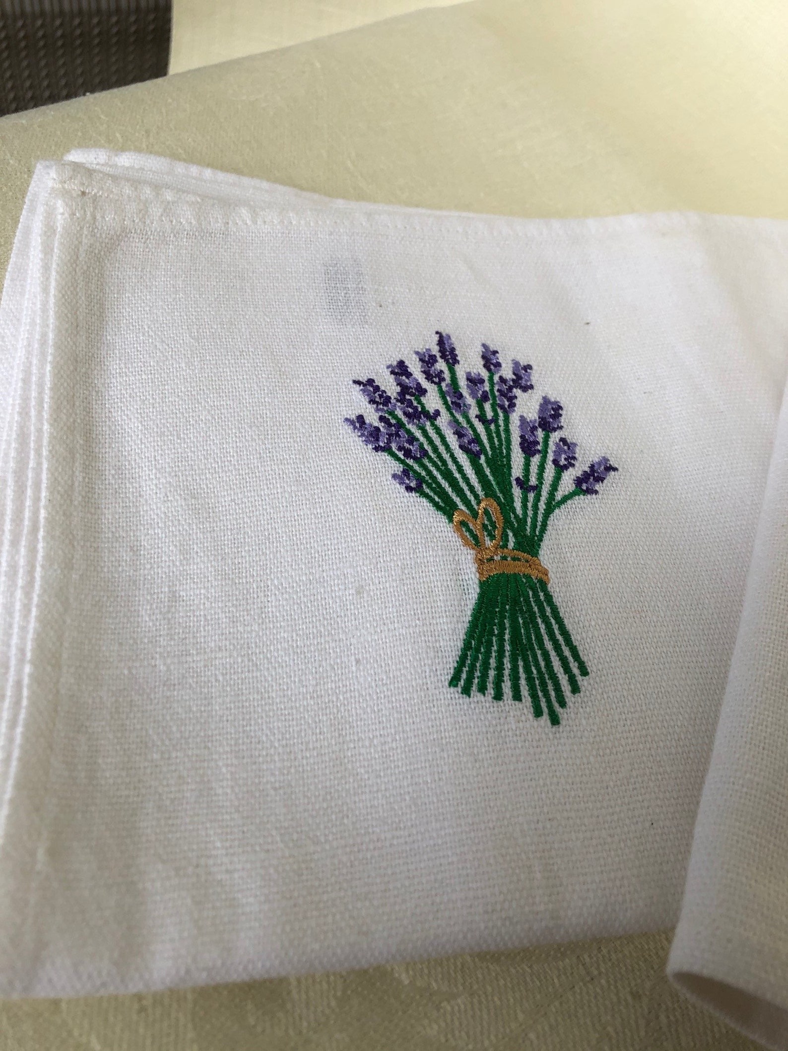 Irish Linen/cotton Hand Embroidered Vtg Tea Towels Set of Two. Etsy