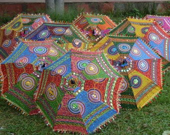 Indian Wedding Umbrella Handmade Umbrella Decorations Parasols Cotton Umbrellas