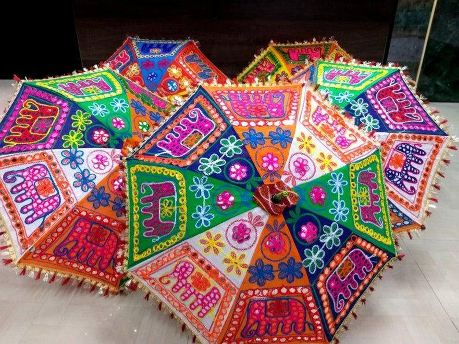 Indian Wedding Decoration Umbrellas Decor Umbrellas Mehndi Etsy