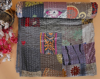 Vintage Handmade Patchwork Quilt
