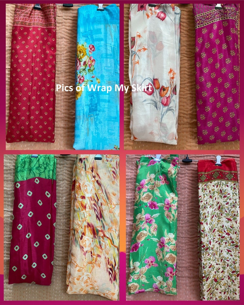 Lote al por mayor de 10 libras de sari de seda vintage, tela india Lote al por mayor de 10 libras de sari de seda vintage, tela india