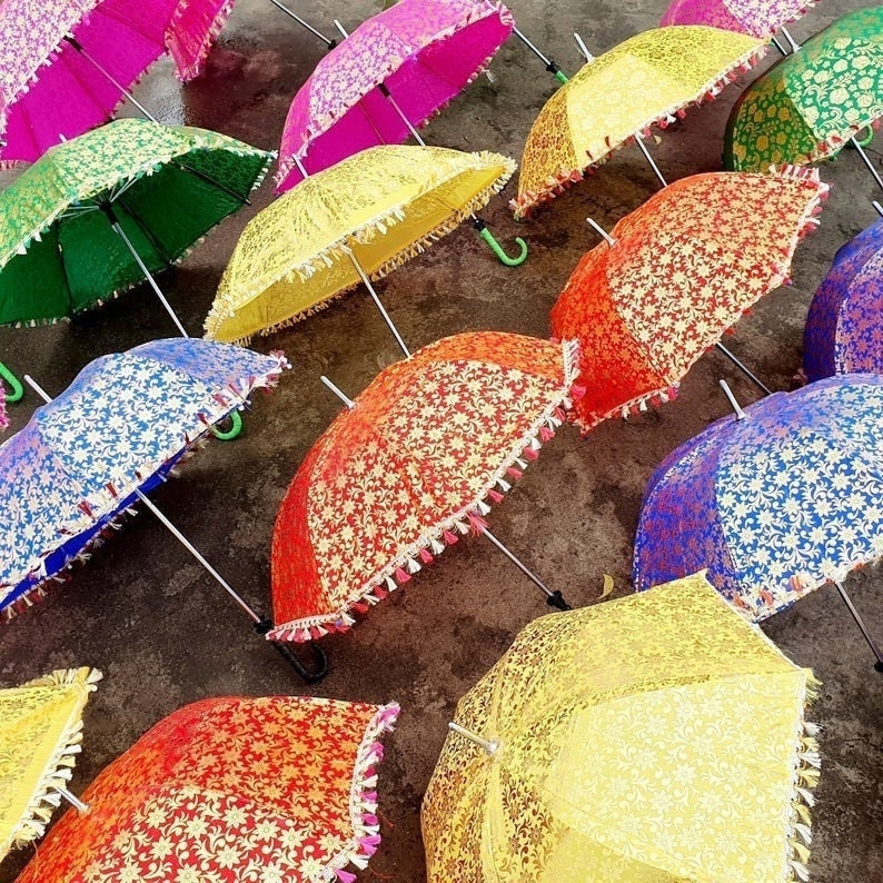 Wholesale Lots Indian Wedding Umbrellas Mehndi Decor Umbrella Etsy UK