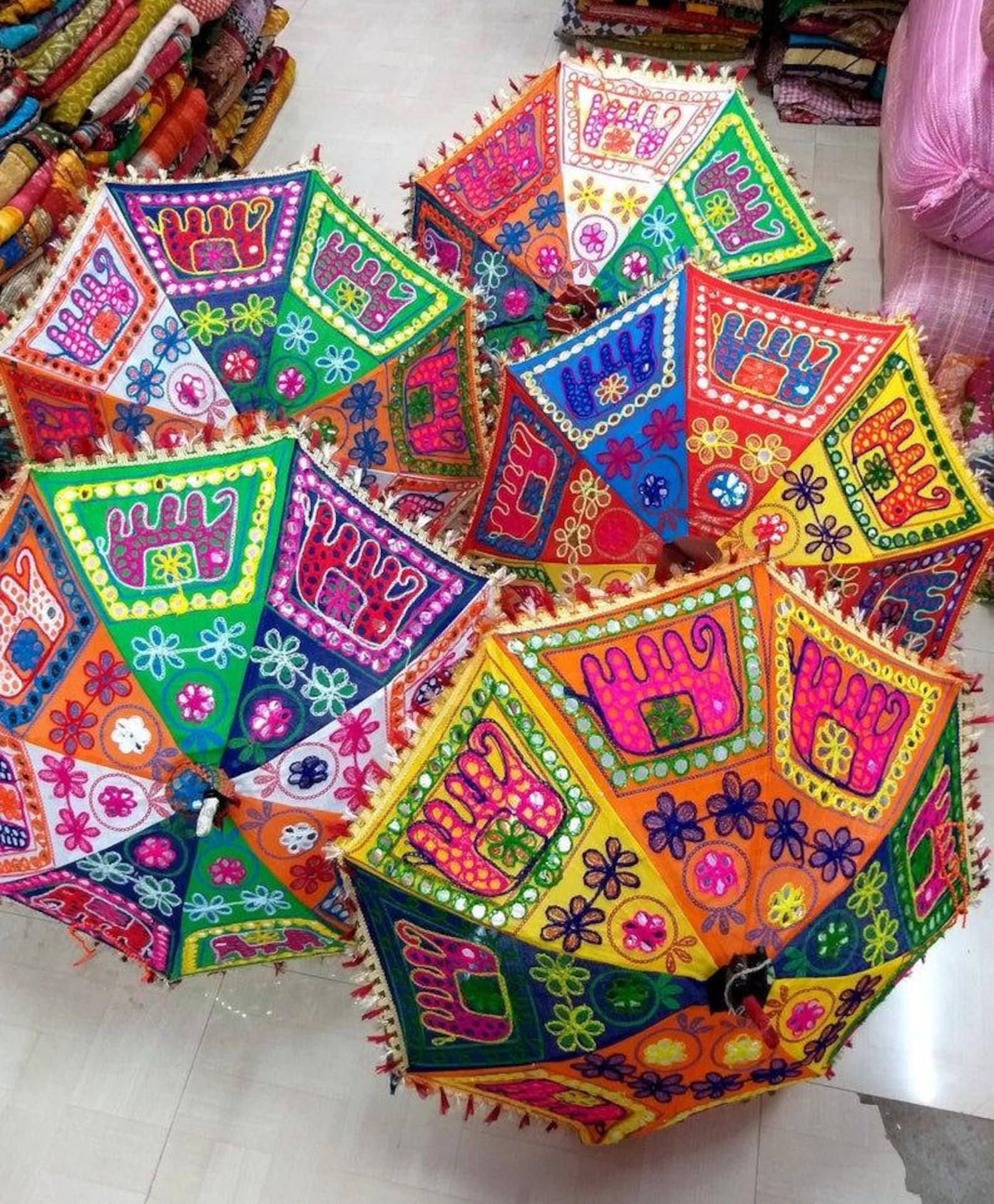 Indian Wedding decoration Umbrellas Decor Umbrellas Mehndi Etsy