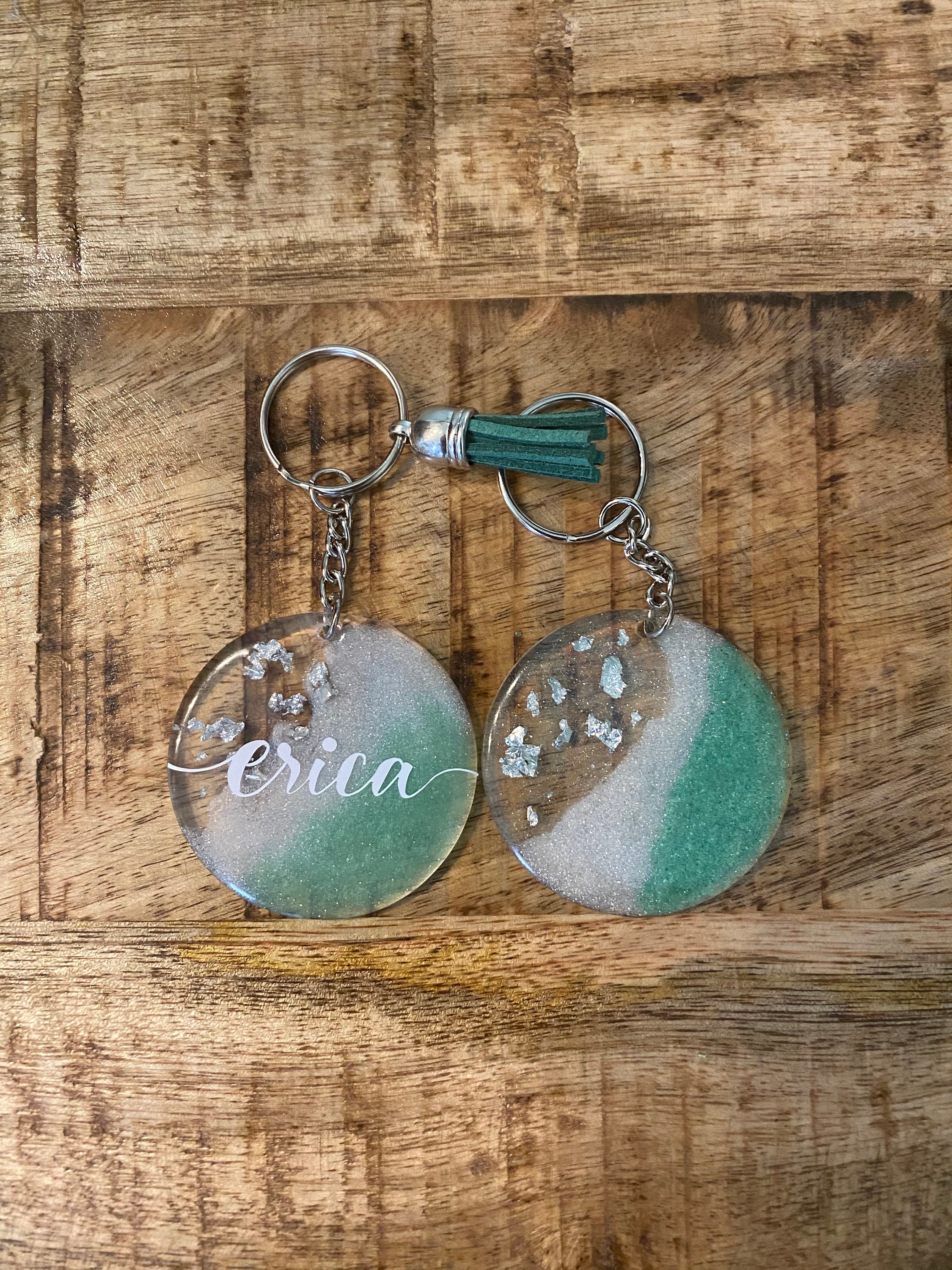 Ombre Resin Keychain Ombré Resin Keychains Australia