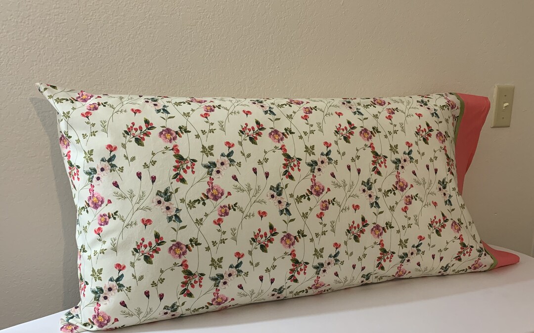 Pillowcases, King Pillowcases, Handmade Pillowcases, Floral Pillowcases