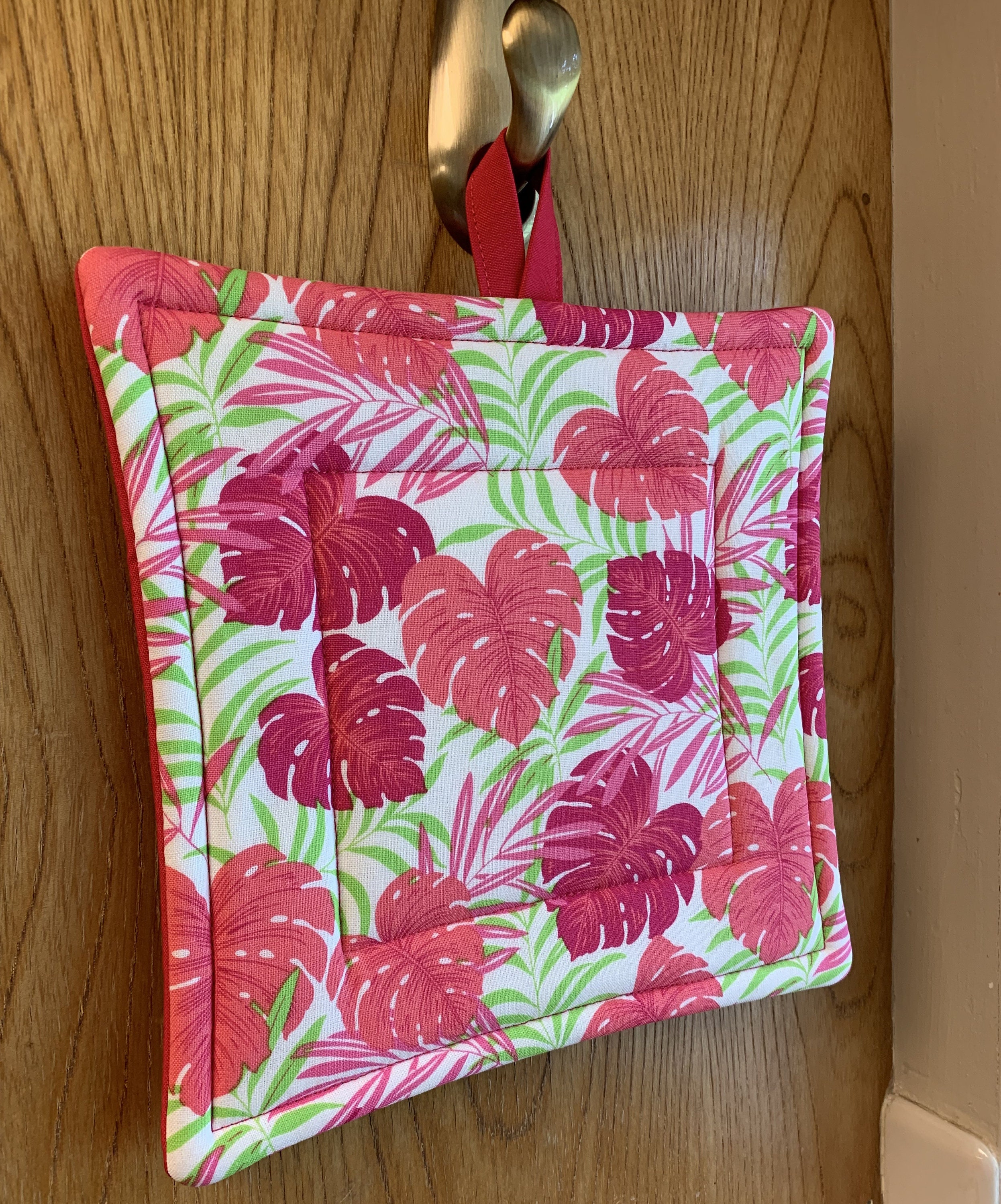 thumbnail image 2 of Handmade Set Of 2 Potholders / Hotpads – 100% Cotton, Insulbright, Machine Washable – Fun Themes Available 2 of 3