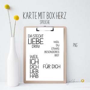 SVG Plotterdatei "Karte mit Box Herz"