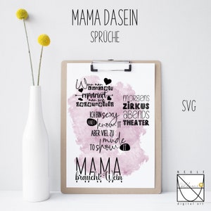 SVG plotter file Mama Dasein