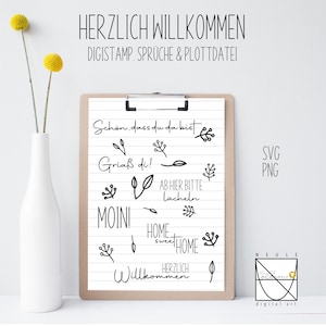 Plotter file &quot;Welcome&quot;, DigiStamp, DigiPapier, SVG