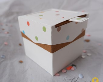 SVG-plotterbestand "Confetti Box" inclusief instructies