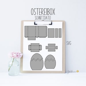 SVG plotter file &quot;Easter egg box&quot;