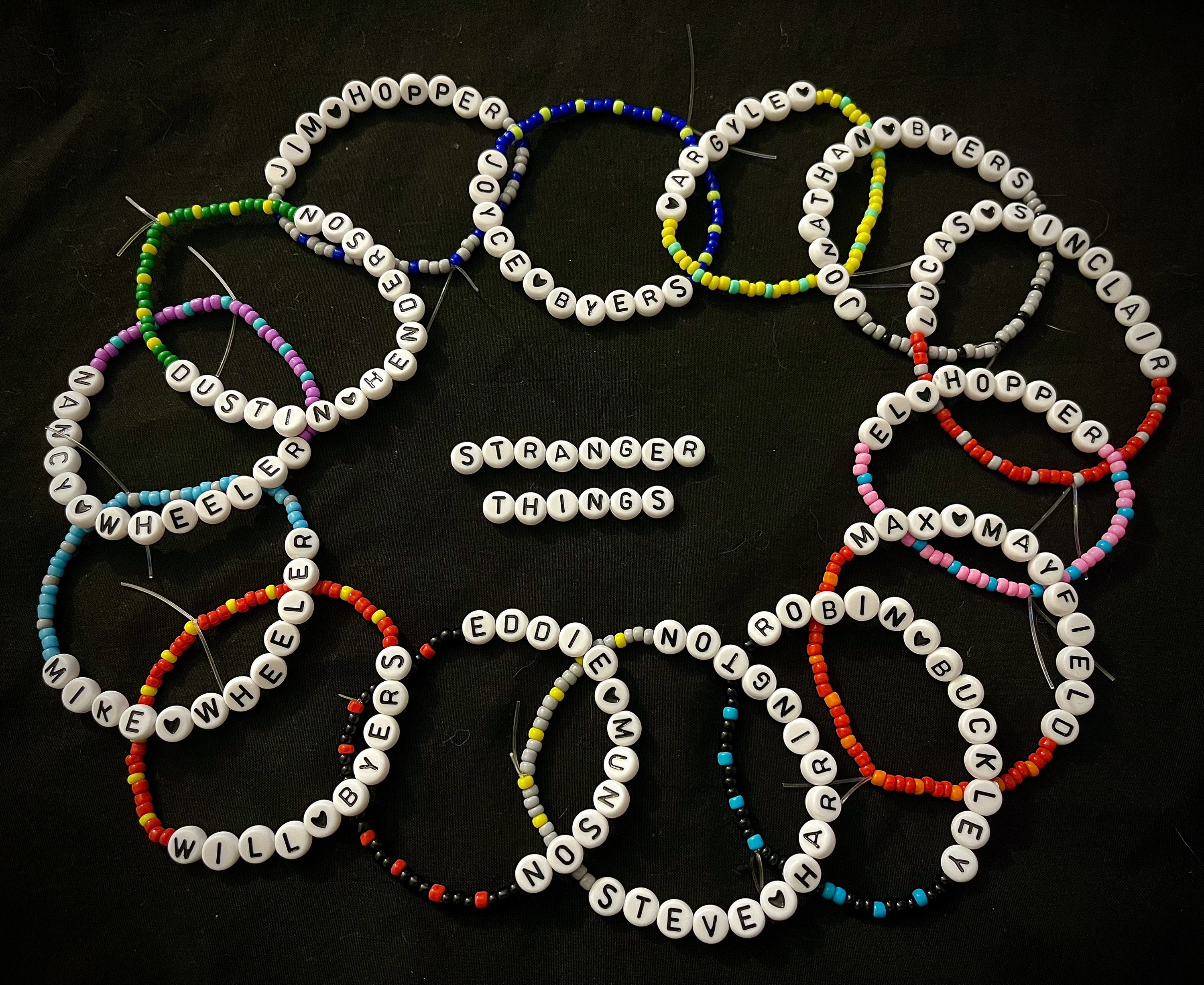 Stranger things hotsell bead bracelet