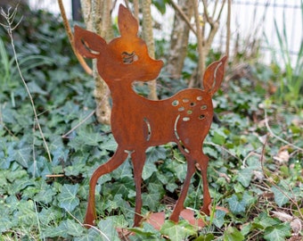 Deer - Deer - Garden decoration - Mother's Day - Rustic metal - Spring - Decoration - Gift idea for him and her - Easter