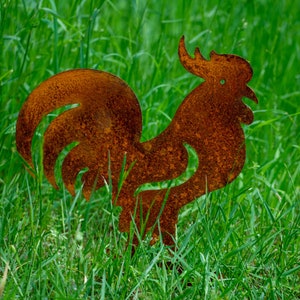 Garden decoration rooster large - Easter - rust - garden art - garden decoration - gift - Mother's Day
