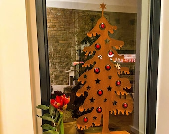 Christmas tree - sustainable - fir tree - Christmas decoration - Advent decoration - patina - garden art - garden decoration - Christmas gift