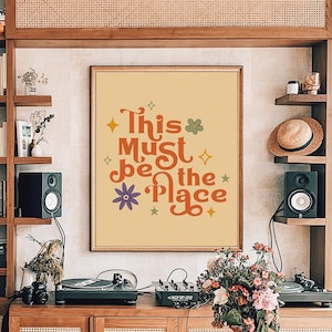 This Must Be The Place Prints Home Décor Bedroom Wall Art Y2K Room