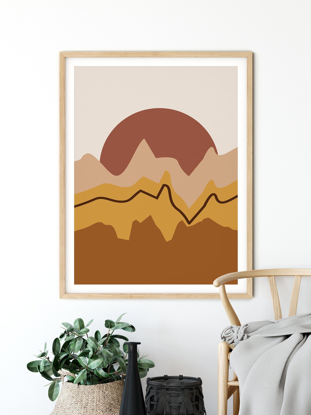 Boho Decor, Boho Wall Decor, Above Bed Art, Boho Art Prints, Burnt