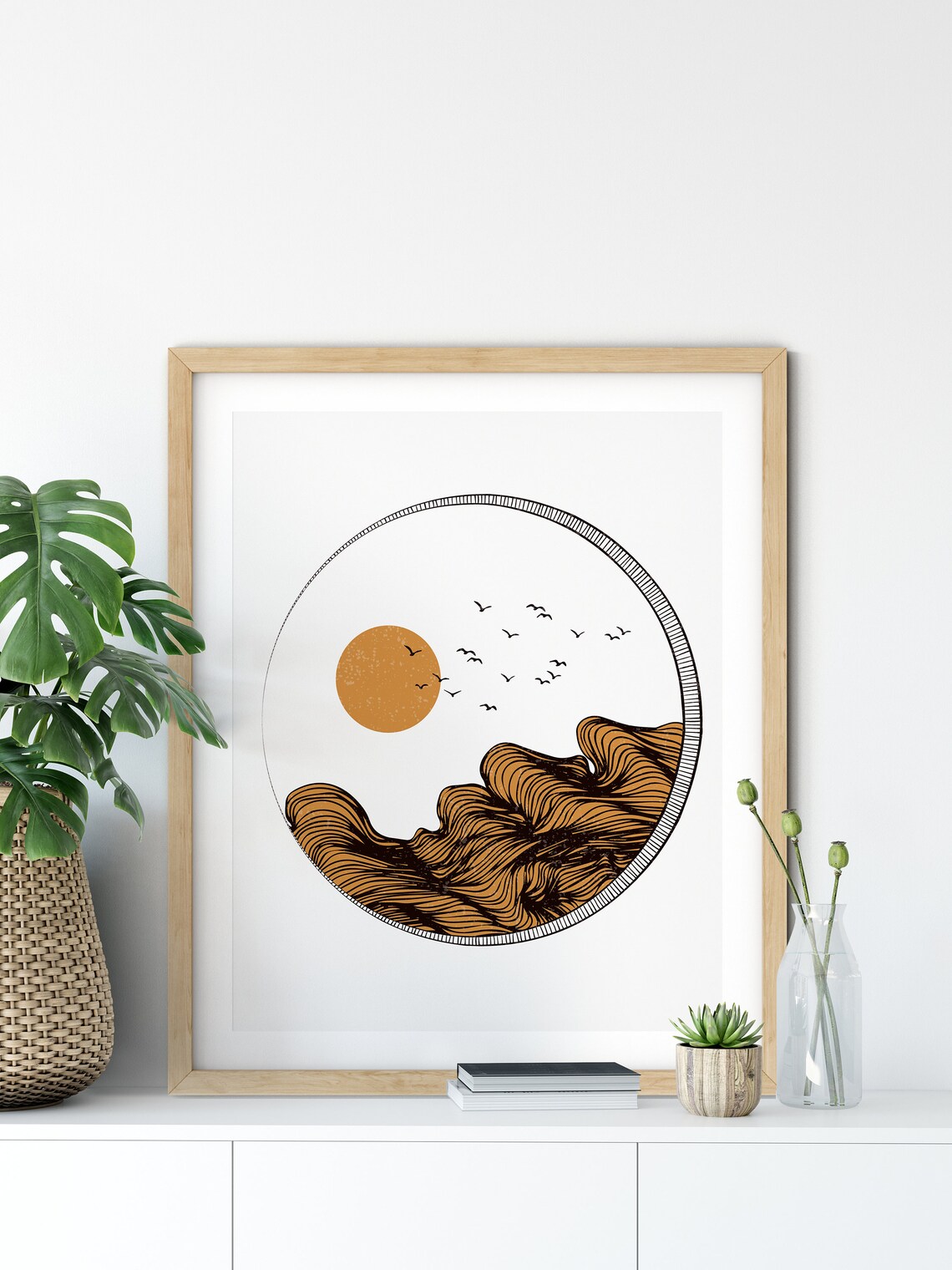 Living Room Decor Bohemian Wall Art Boho Home Print Boho Wall | Etsy