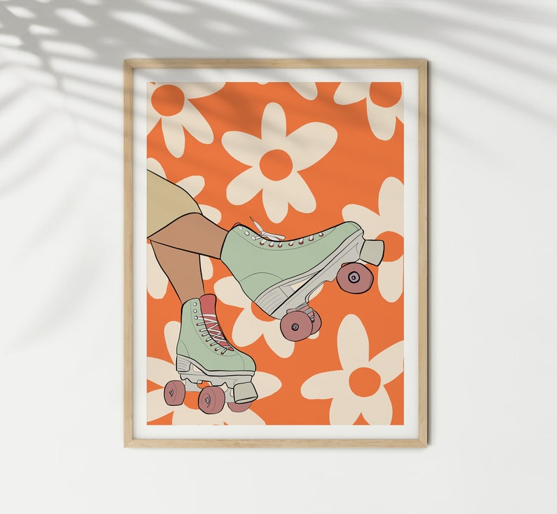 Retro Decor 70s Wall Art Decor Retro Home Decor 70s Wall Etsy