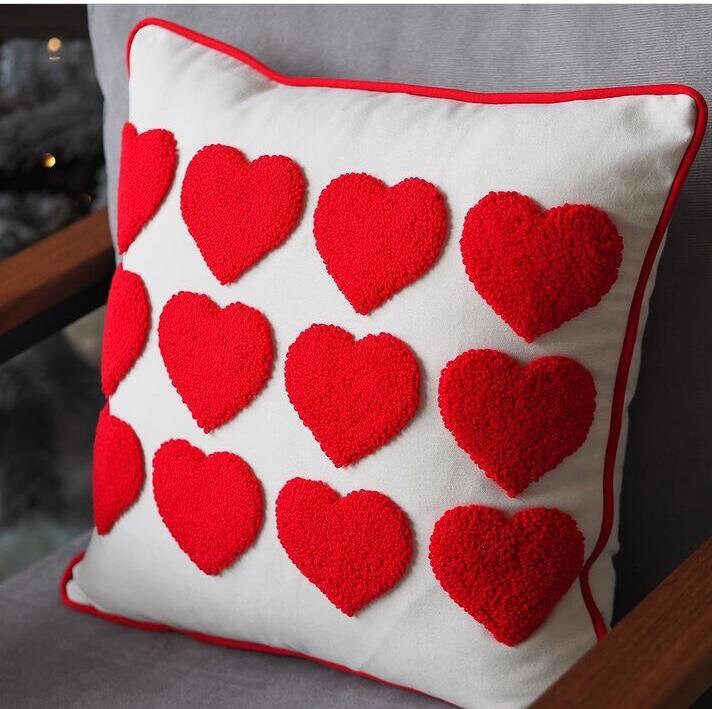 Punch Pillow Case Punch Needle Pillow Cover Decorative Etsy