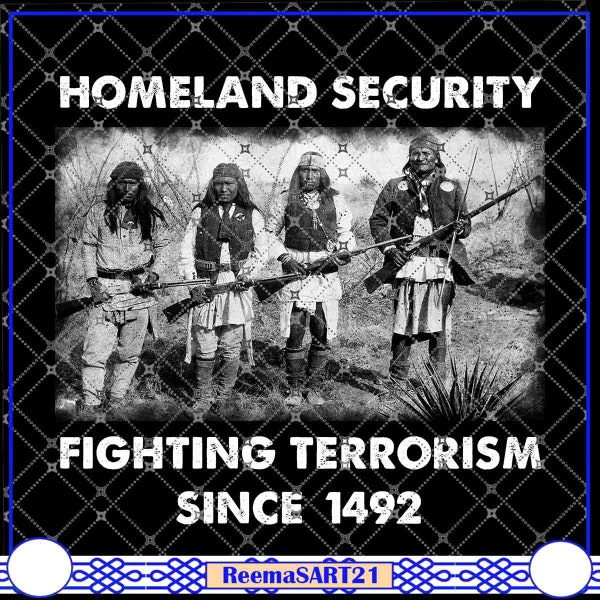 Homeland Security Fighting Terrorism Since 1492 For Native American Life Red Indian, Amerindian, Original Fathers PNG file, digital Download