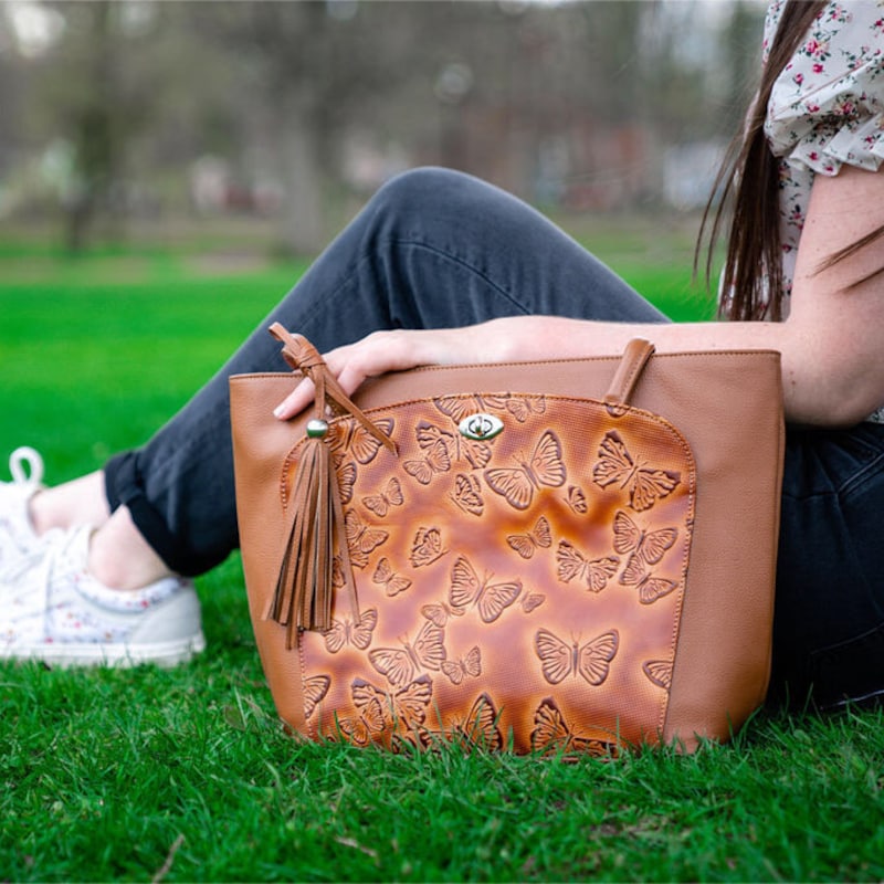 Faux Leather Butterfly Bag main image 1