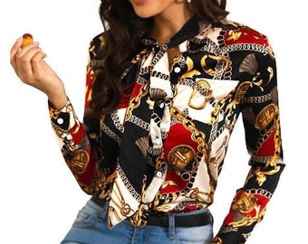 ladies versace blouse