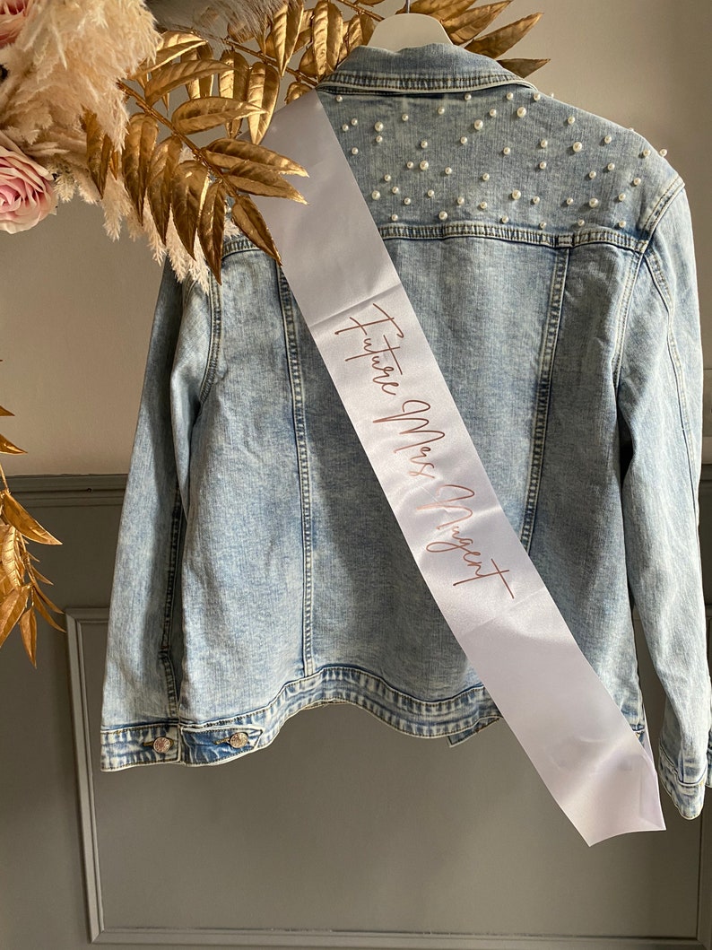 Bride To Be Sash, Wedding Sash,Personalise sash, Bridal Sash Belt, Bridal Shower Sash, Flower Girl Sash, Satin Sash, Bride To Be Gift zdjęcie 10