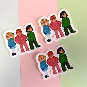 Super Puff Girls Stickers | Cute Stickers, Decals, Art Stickers, Illustrated Stickers, Cartoon Stickers.