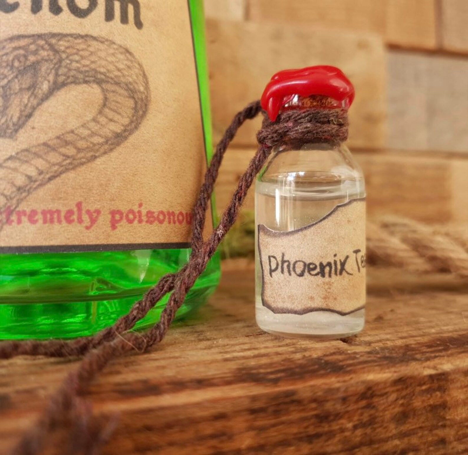 Basilisk Venom harry potter inspired potion bottle phoenix Etsy