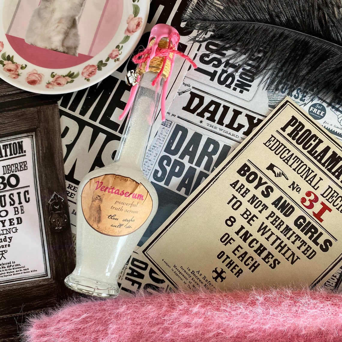 Veritaserum truth serum potion bottle harry potter Etsy